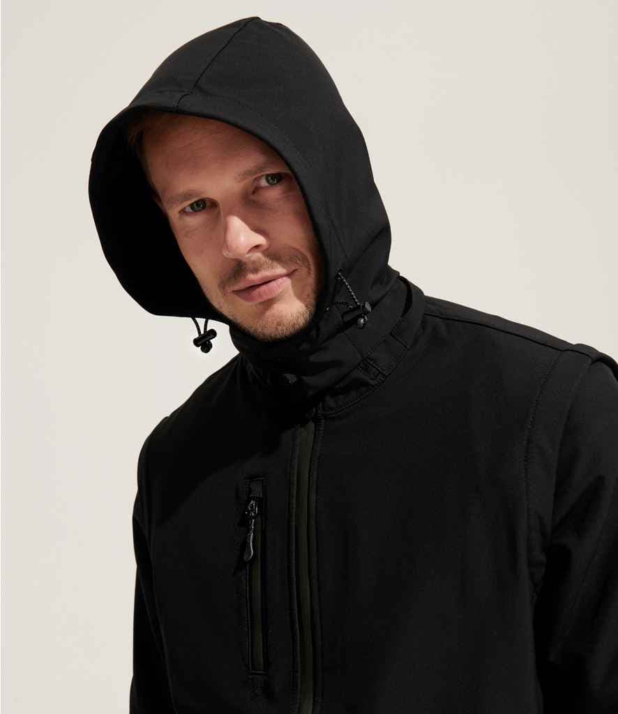 SOL'S Unisex Falcon 3-in-1 Soft Shell Jacket - BLK model